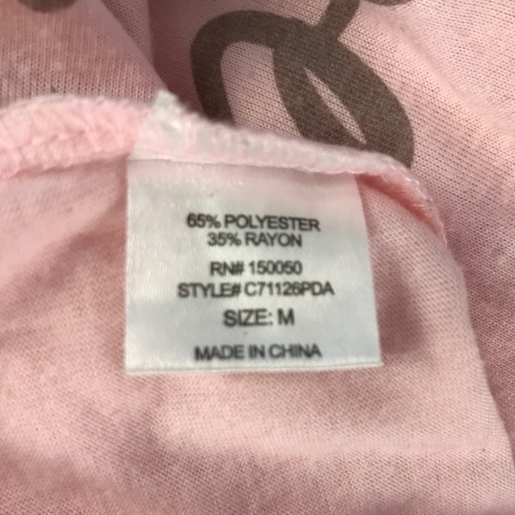 Sleep Pajama Shirt‎ Gold Script - Picture 4 of 5